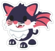 Kitty Bat Sticker